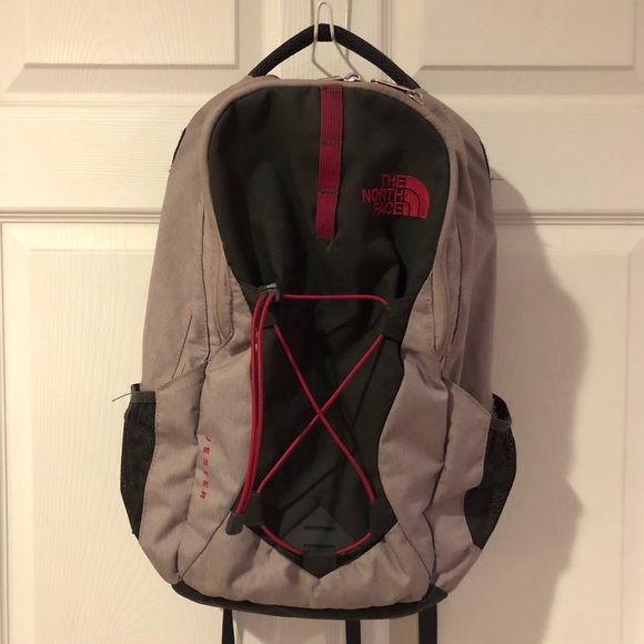 lavender north face backpack